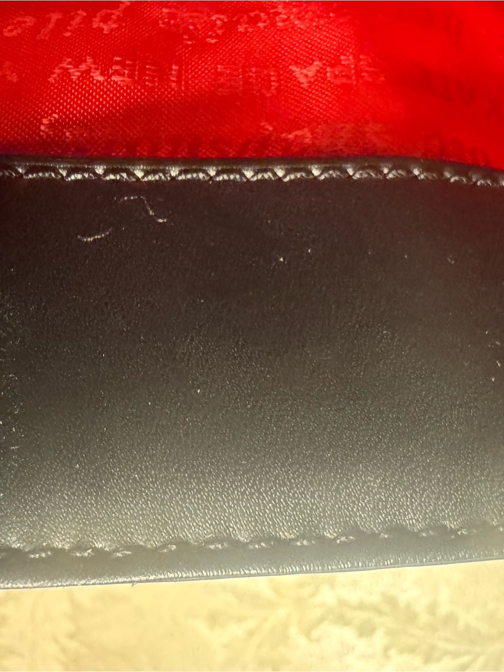 Kate Spade Rare "Ooh La La" Poppy Lottie Leather Satchel Bag Black Red - Picture 10 of 14